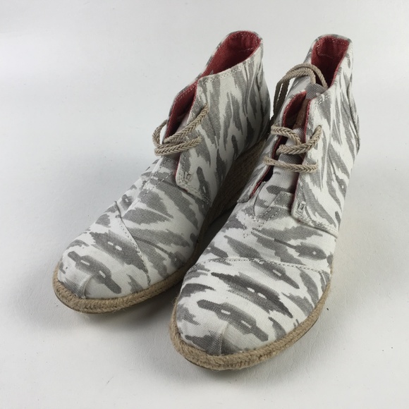 Toms Desert Wedge Shoes H6114837 - Picture 3 of 6